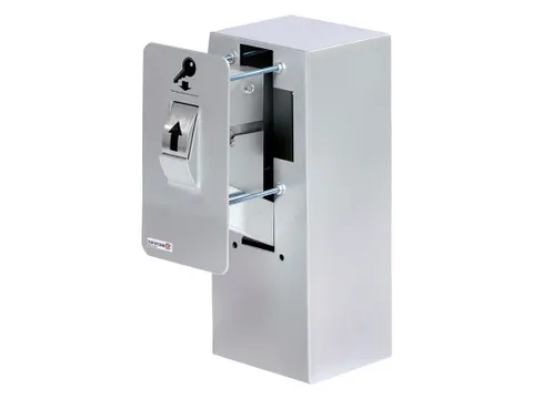 Key Security Box Ksb 007 Inbouwmuur Dubbelbaard Sleutelslot Grijs