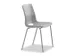 siège à coque plastique,4 pieds misty grey,assise PP misty grey