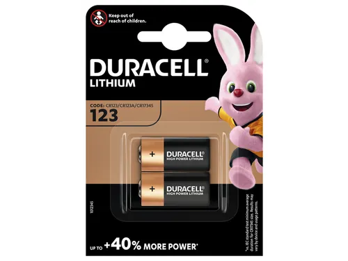 Batterij Duracell Ultra 2x 123 Lithium Photo