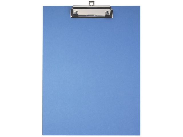 Klemplaat gecoat papier A4 blauw | KlembordenShop.nl
