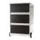 mobiel ladeblok,HxBxD 642x390x436mm,3lade(n),romp wit,front zijwand