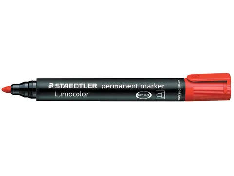 Viltstift Staedtler 352 Lumocolor rond rood 2mm