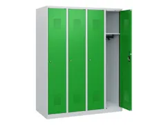 schoollocker,HxBxD 1530x1200x500mm,4vak,vak B 300mm,cil.-slot
