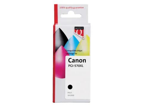 Inktcartridge Quantore alternatief tbv Canon PGI-570XL zwart HC