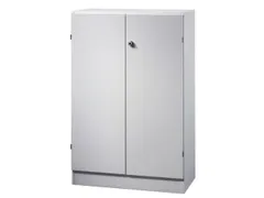 kantoorkast,HxBxD 1270x800x420mm,2xhouten vloer,Gestreepte greep