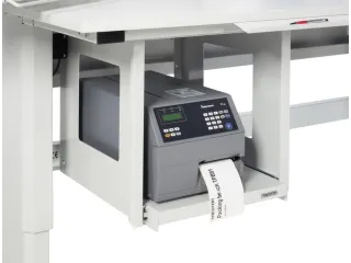 printerhouder,v. paktafel,HxBxD 506x500x535mm,staal - 5