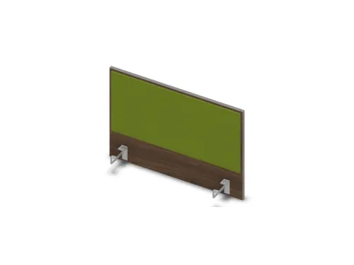 opzetpaneel v. bureau aanbouw zijkant 800mm Bruin Hickory BN7048-groen