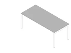 In hoogte verstelbaar bureau,HxBxD 680-760x1800x800mm,blad grijs