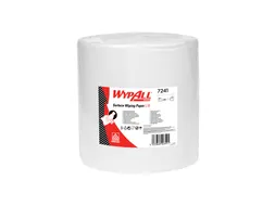 Wypall L10 7241 Poetsdoeken op Rol Wit 1-laags