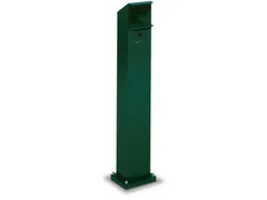 Asbakstaander Vierkant Groen Staalplaat 2 liter 1150x180x150mm