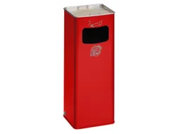 Combi-asbak Hxbxd 660X230X230Mm Vierkant Rood