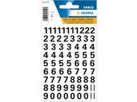 Etiket Herma 4159 10mm Getallen 0-9 Zwart Weerbestendig 89 stuks