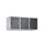 opzetkast,v. locker,3vak.,vak B 400mm,HxBxD 500x1200x500mm,vleugeldeur