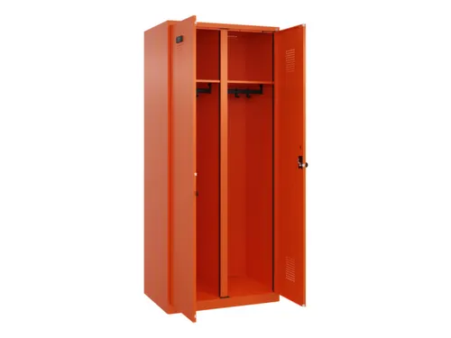 locker voor scheiding van kleding,HxBxD 1850x800x500mm,2vak