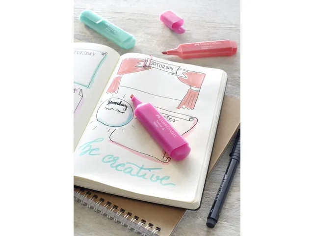 Markeerstift Faber-Castell 1546 pastel roze