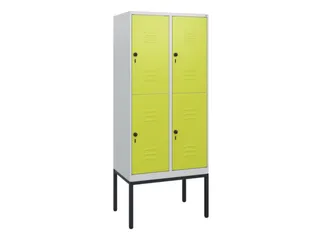 dubbeldekse locker,HxBxD 1950x800x500mm,2x2vak.,vak B 400mm - 1