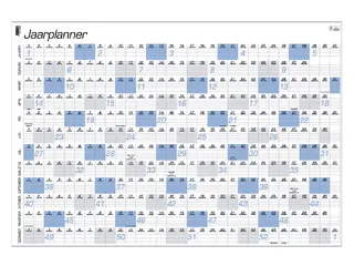 Jaarplankalender 2027 Quantore A1 84x57cm - 1