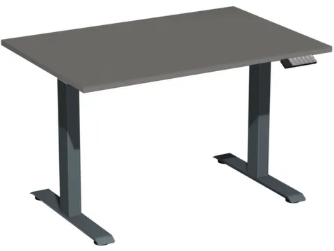 Bureau à hauteur réglable élec. HxlxP 630-1280x1200x800mm