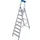 industriële ladder,eenzijdig,8treden m. R13-laag,treden met profiel