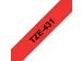 Labeltape Brother P-touch TZe-431 standaard 12mm zwart op rood