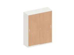 schuifdeurkast,HxBxD 1540x1200x430mm,decor romp wit,decor front beuken