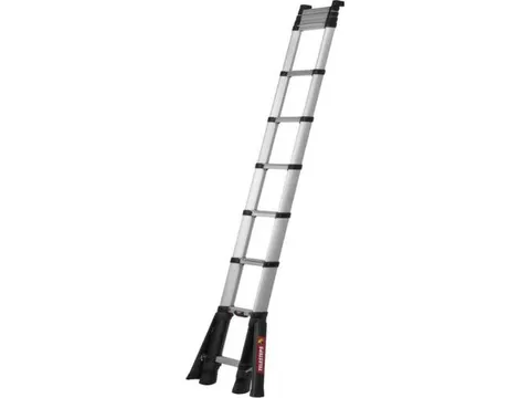 échelle d'appui télescopique 11marche(s) lisse L 0 87-3 5m anodisé
