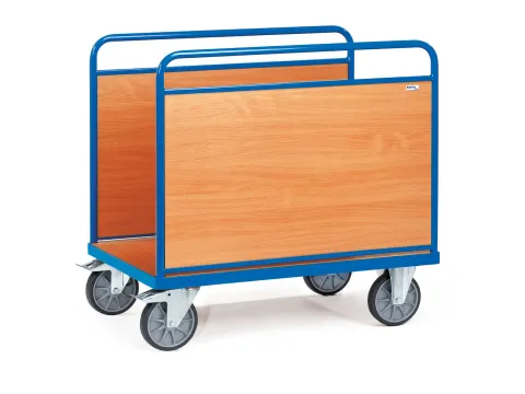 Fetra Hekwagens 2542 600kg 1000x700mm Ral5007 Houten Wanden