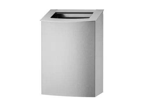 Afvalbak 20 Liter RVS Fingerprint Proof Open