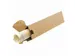 Tube d'expédition triangulaire 860x80mm cannelure simple Brun