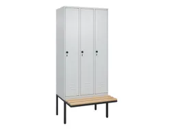 locker voor scheiding van kleding,HxBxD 2120x900x815mm,3vak