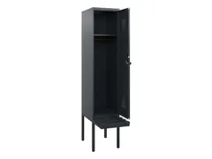 locker met bank,HxBxD 1950x400x815mm,1vak,vak B 400mm,draaigrendel