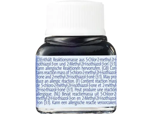 Oost-Indische inkt zwart, flesje van 10 ml