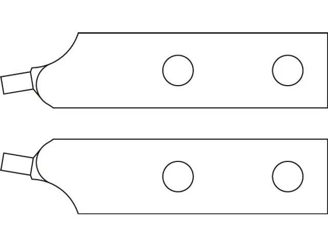 E-8000 J 61 Paar schuine vervangingsdoppen Ø 4,5mm