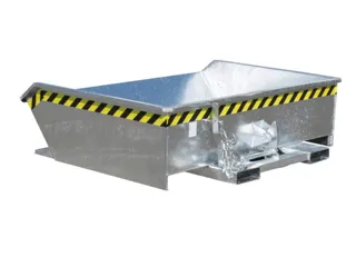 mini-kiepbak,HxLxB 450x1385x1680mm,0,61m³,draagverm. 1000kg,verzinkt - 2