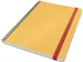 Cosy notitieboek spiraalbinding B5 gelijnd geel