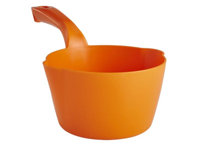 Hygiene 5681-7 schepbak oranje schenktuit 1 liter 70x295x95mm | HACCPStore.nl