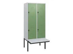 Dubbeldekse dekenkist,HxBxD 1950x800x815mm,2x2vak.,vak B 400mm