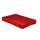 Euronorm-stapelbak 14.5l 75x600x400mm Wanden/bodem Gesloten Rood