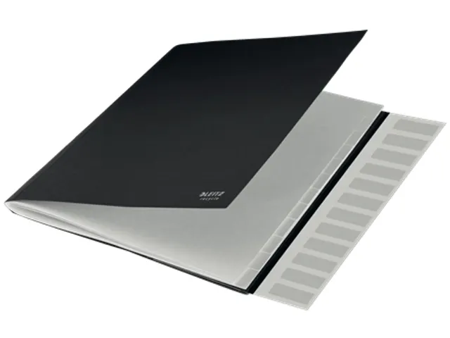 Sorteermap Leitz Recycle 12 vak karton zwart