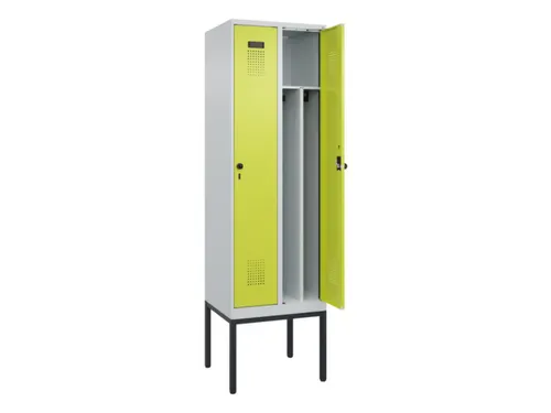 locker voor scheiding van kleding,HxBxD 2120x600x500mm,2vak