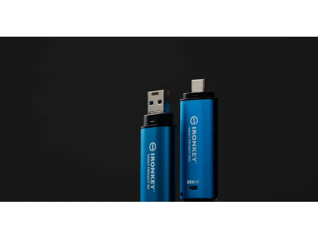 256GB USB-C IronKey Vault Privacy 50C AES-256 versleuteling, FIPS 197