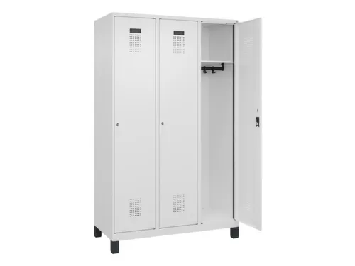 locker,HxBxD 1950x1200x500mm,3vak,vak B 400mm,cil.-slot,voeten