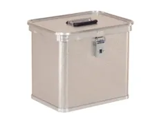 Aluminium transportkist,HxLxB 340x388x288mm,26l,wanden gesloten