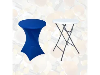 Tafelrok BRASQ voor statafel 80cm blauw - 5