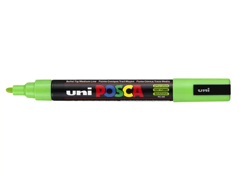 Verfstift Posca PC5M Medium Punt 1,8-2,5mm Appelgroen