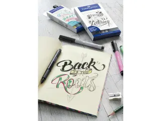 Tekenstift Faber-Castell Pitt Artist Pen handlettering I 6-delig etui - 6