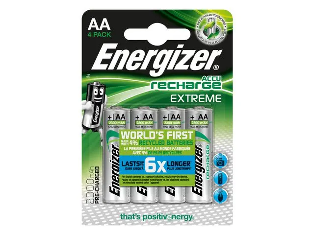 Batterij Energizer Oplaad 4xaa 2300mah
