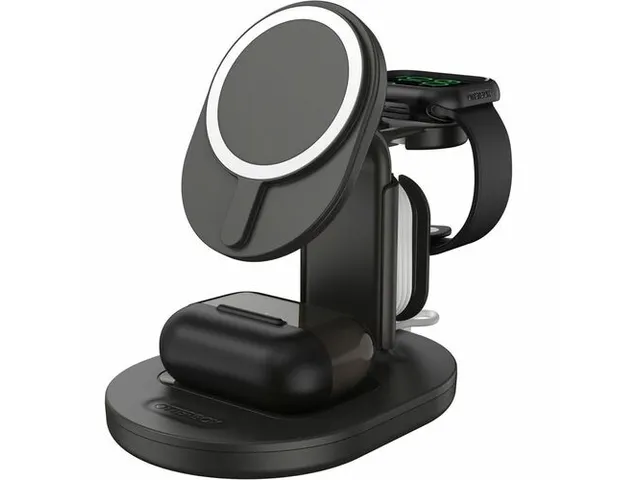 Oplaadstation 3-in-1 Magsafe Multi Device draadloos zwart