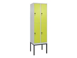 dubbeldekse locker,HxBxD 2120x600x500mm,2x2vak.,vak B 300mm