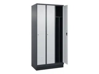 locker voor scheiding van kleding,HxBxD 1950x900x500mm,3vak - 2